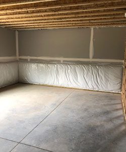 basement with insulation