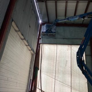 Spray foam commercial insulation installation