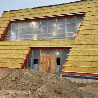 Airplane Hanger Spray Foam Insulation Install