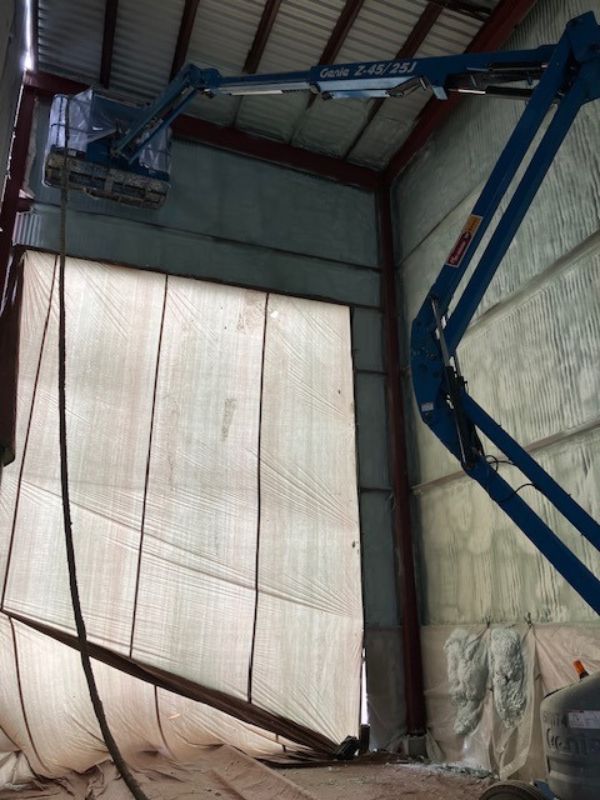 spray foam commercial insulation installation