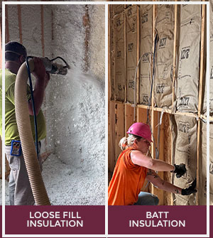 Loose Fill vs Batt Insulation