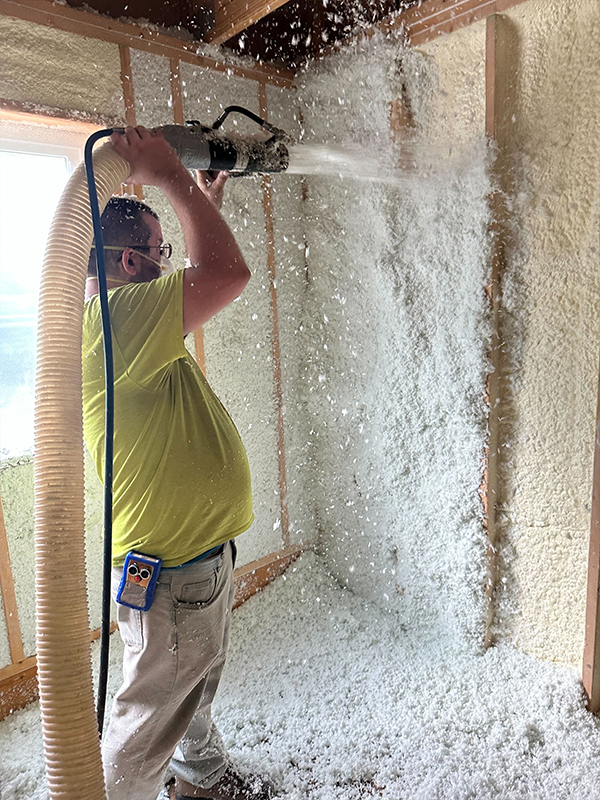 Hybrid insulation system in new residential construction